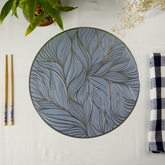 Blue Sleek Table Covering | Set of 2,6