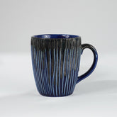 Striking Lines Blue Mug