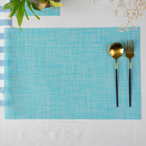 Teal Solid Textured Mat | Set of 2,4,6