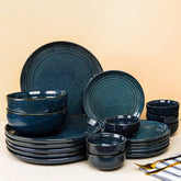 Deep Indigo Ceramic Dinner Set of 20