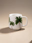 Tropical Palm Ceramic Coffee Mug