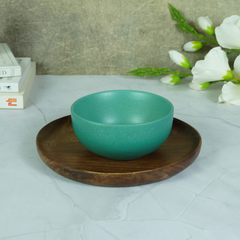 Green Ceramic Classic Serving Bowl