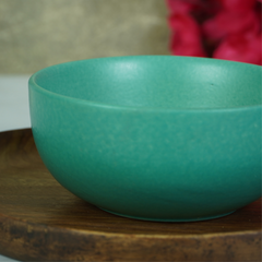 Green Ceramic Classic Serving Bowl