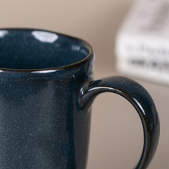 Deep Blue Ceramic Coffee Mug