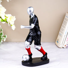 Modern Soccer Player Sculpture