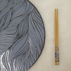 Blue Sleek Table Covering | Set of 2,6