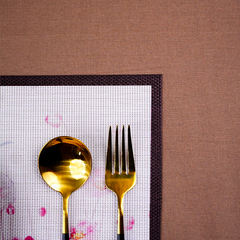 Gardenia Waterproof Table Mat | Set of 2,6