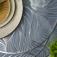 Blue Sleek Table Covering | Set of 2,6