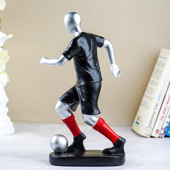Modern Soccer Player Sculpture