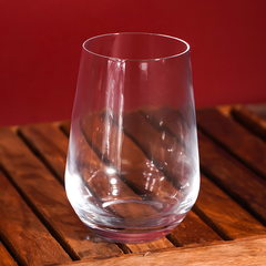 Modern Curved Tapered Design Glasses - Set of 6