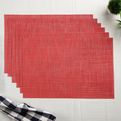 Red Foldable Mat | Set of 2,4,6