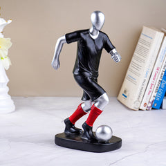 Modern Soccer Player Sculpture