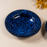 Midnight Blue Galaxy Ceramic Pasta Bowl - Set of 2