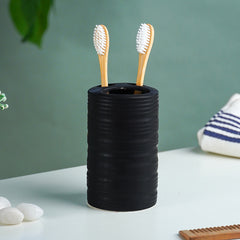 Matte Black Ceramic Bathroom Set of 4