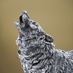Howling Wolf Figurine