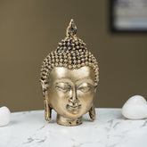 Mini Gold Buddha Head Statue