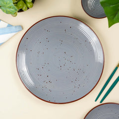 Pebble Grey Ceramic Dinner Set (Set of 18)