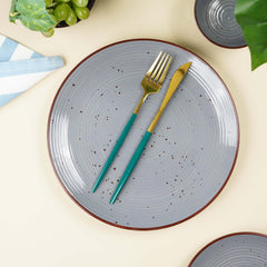 Pebble Grey Ceramic Dinner Set (Set of 3)