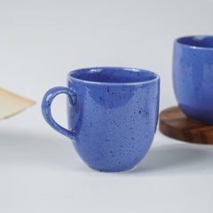 Speckled Blue Ceramic Mug