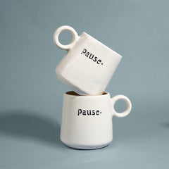Pause a Little Ceramic Mug