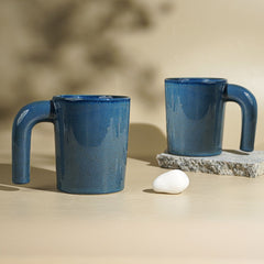 Jug-ling Through Life Blue Mug