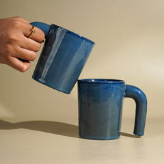 Jug-ling Through Life Blue Mug