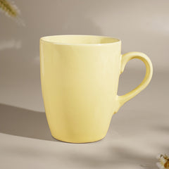 Solid Yellow Ceramic Coffee Mug
