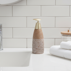 Rustic Ceramic Soap Dispenser
