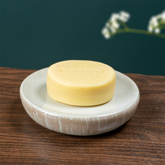 Pearlescent White and Gold Drip Ceramic Bathroom Set of 4