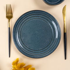 Deep Indigo Ceramic Dinner Set of 20