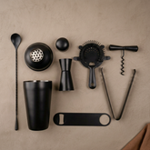 7-Piece Matte Black Bar Tool Set