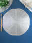 Silver Designer Table Mats | Set of 2,6 - The Golden Theory