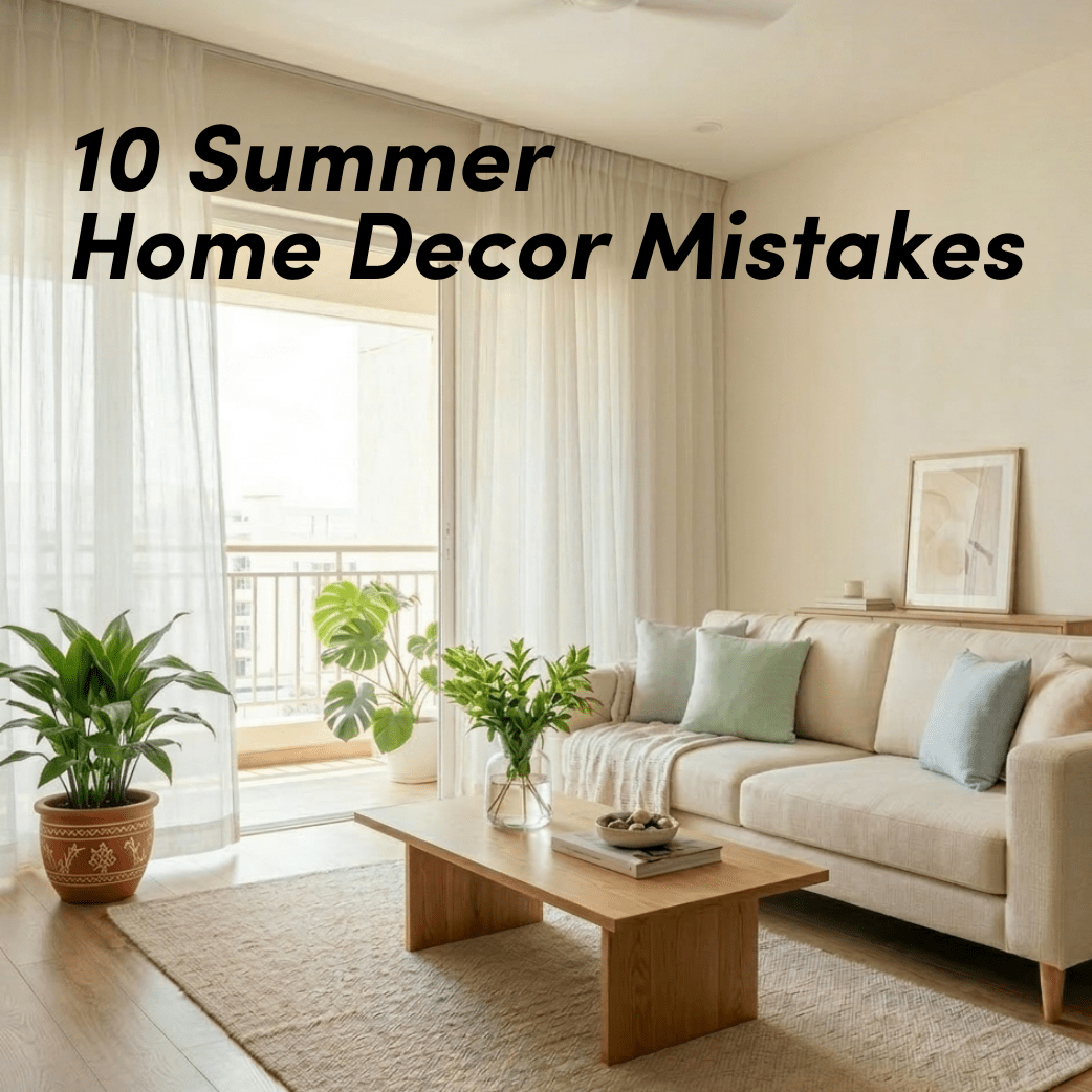10 Summer Home Decor Mistakes That Make Your Space Feel Hot - The Golden Theory