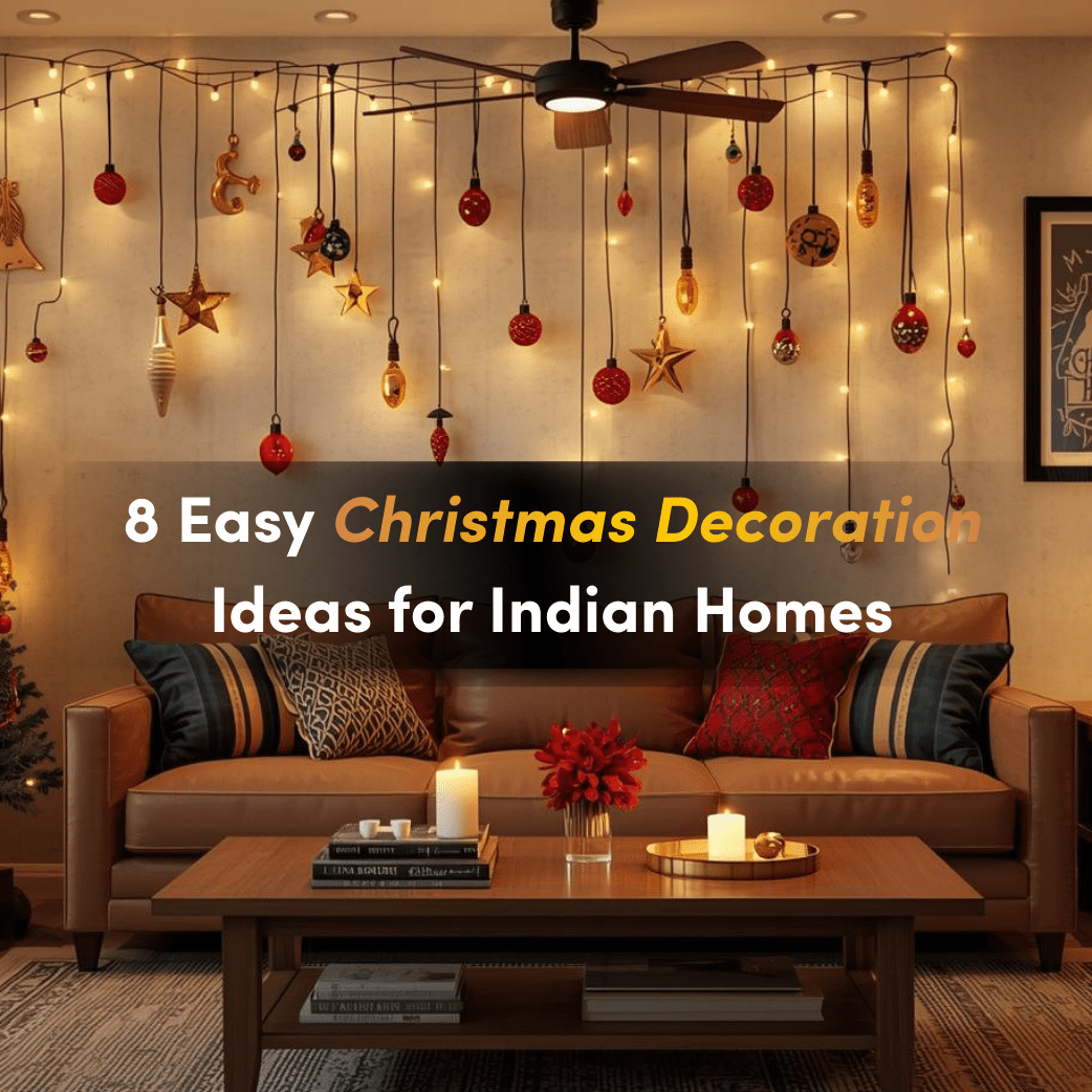 8 Easy Christmas Decoration Ideas for Indian Homes (Simple, Cosy & Budget-Friendly) - The Golden Theory