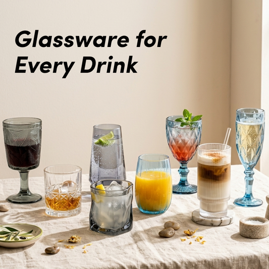 Glassware for Every Drink: Types, Uses & How to Choose the Right Glasses