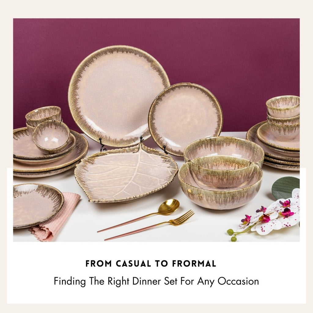 From Casual to Formal Finding the Right Dinner Set for Any Occasion The Golden Theory