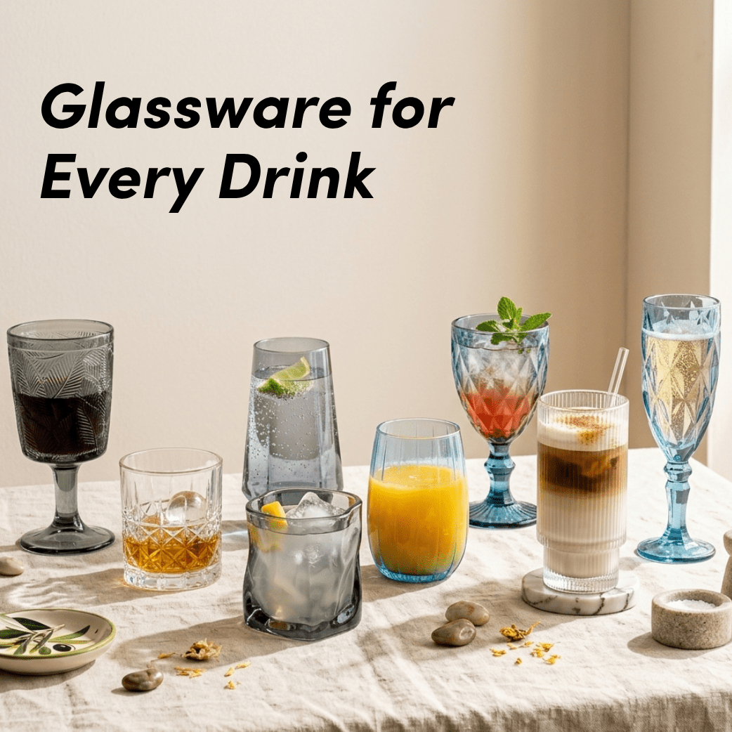 Glassware for Every Drink: Types, Uses & How to Choose the Right Glasses - The Golden Theory