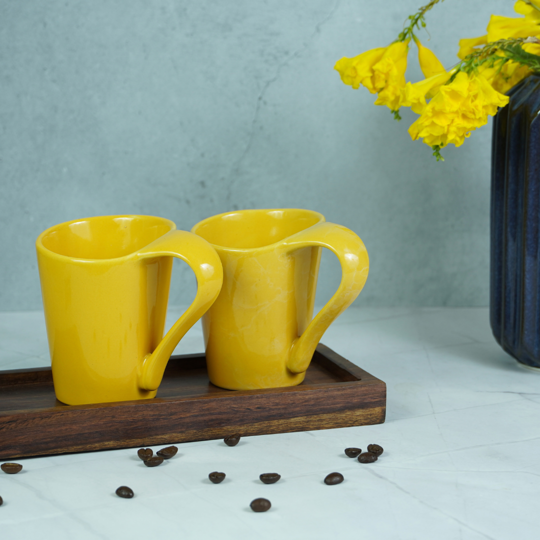 Goldfinch Yellow Tea Mug