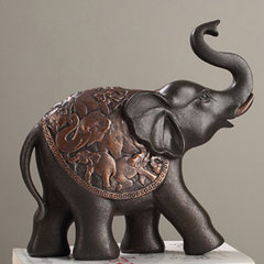 European Elephant Decoration Figurine | Set of 2