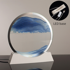 Quicksand Painting with LED base | Blue