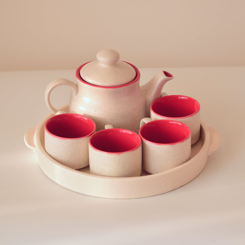 ceramic tea set