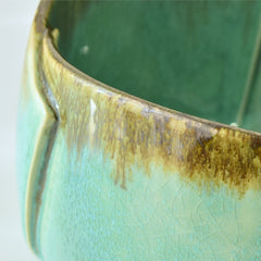 Green Ceramic Serving Bowl