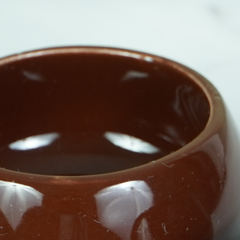 Brown Ceramic Dip Delight | Set of 2