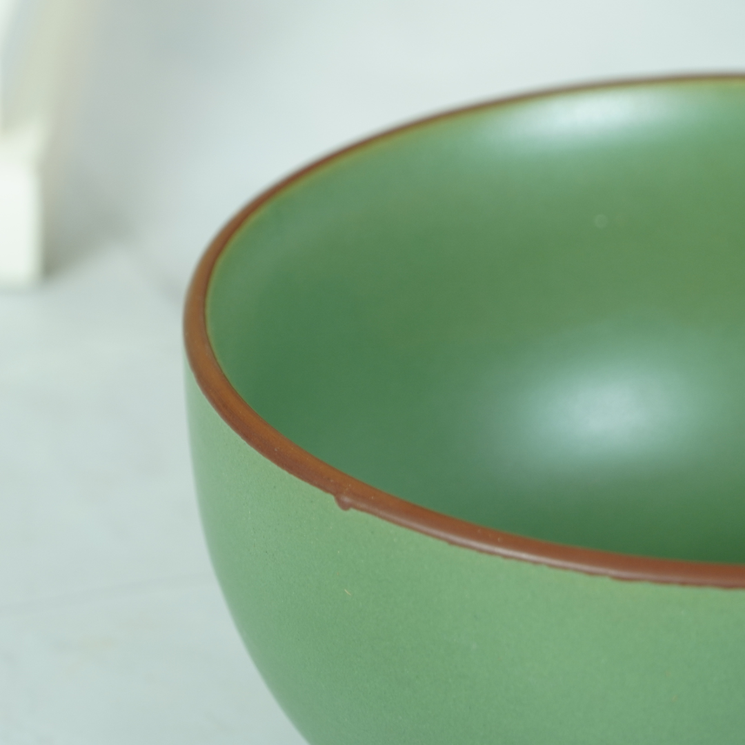 Olive Green Ceramic Essential Serving Bowl