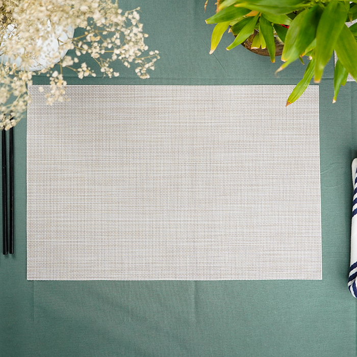 Beige Solid Table Mats | Set of 2,4,6 Main image