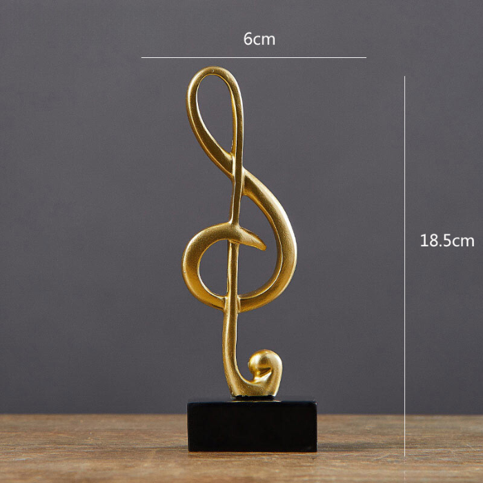 Musical Note Design Clef Sculpture