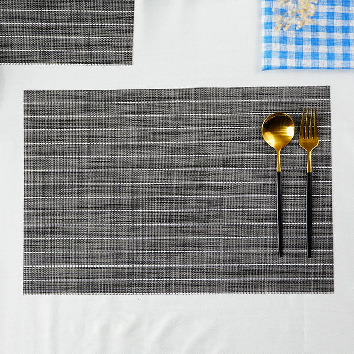 Grey Tableware Placemat Set | Set of 2,4,6 Main image