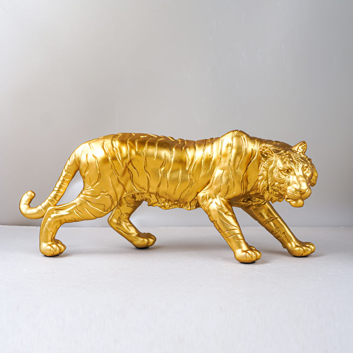 Golden Tiger Stripe Figurine