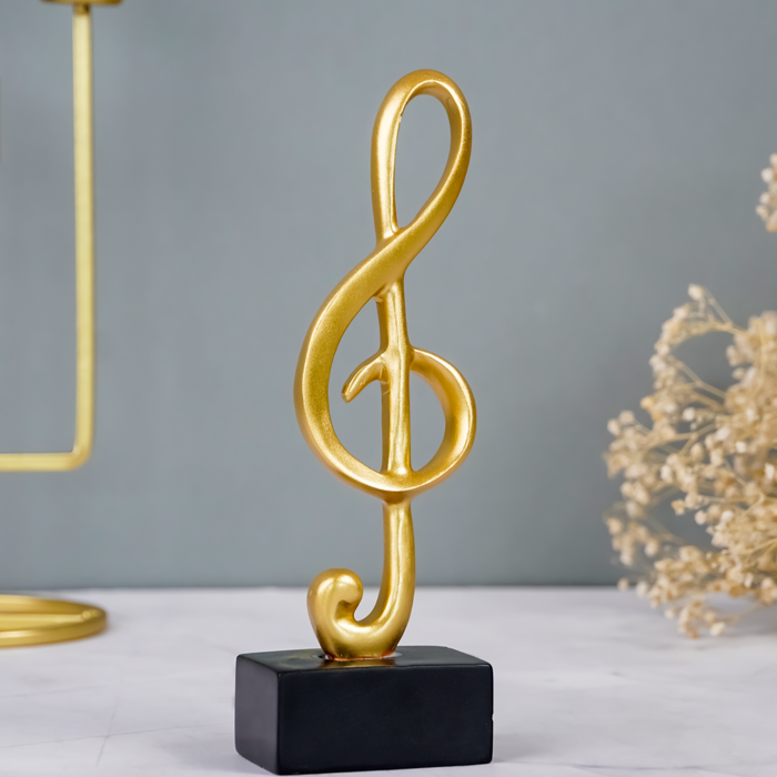 Musical Note Design Clef Sculpture