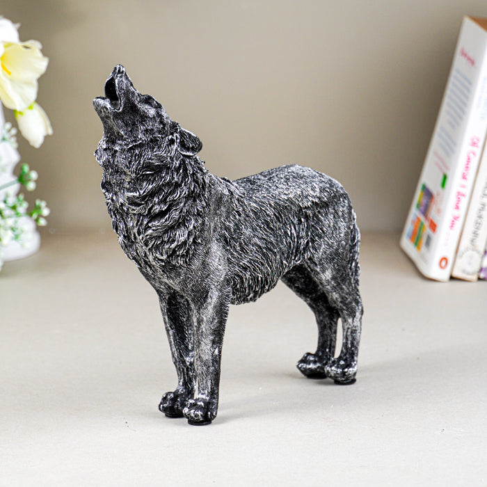 Howling Wolf Figurine